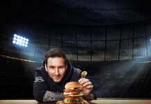 Hard Rock Cafe představuje nový burger inspirovaný jejich ambasadorem Lionelem Messim. Messi burger