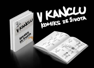 V Pointě vyšlo první tištěné vydání satirického web komiksu V kanclu V kanclu