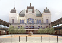 Obchodní pasáž a restaurace na peróně. Interiéry plzeňského hlavního nádraží prochází rekonstrukcí podle ateliéru A8000, která vrátí život do nevyužívaných prostor