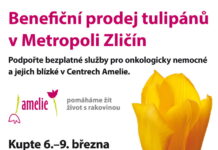 V Metropoli Zličín rozkvetla naděje. Pomozte díky tulipánu onkologický nemocným dětem