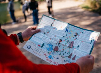 Když se mapa mění ve vzpomínku: Eliška Soffer Podzimek vtiskla Adršpašským skalám nový obraz mapa Adršpašské hory